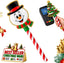 Christmas Tree Credit Card Wand Magic Tap To Pay Festive Payment Accessory | Contactless Checkout Prop For Compatible Terminals Cafes Markets Parties Display Holiday Gift(3pcs-a)