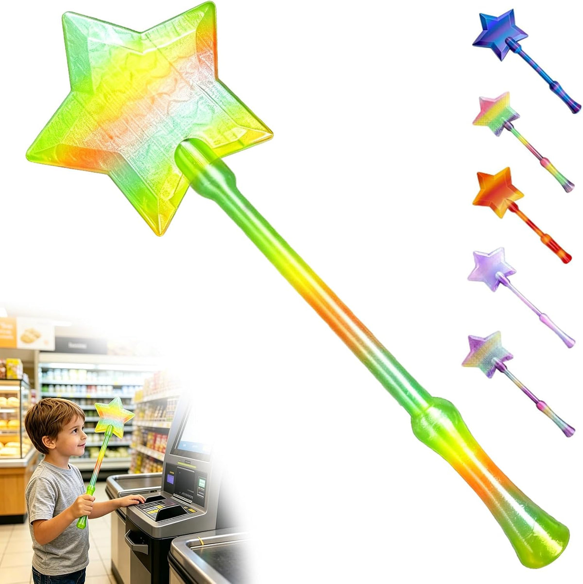 Credit Card Wand Tap to Pay Wand Magic Wand Credit Card Holder | 3D Printed Contactless Payment Card Holder, Easy NFC Checkout, For Debit & Credit Cards, Tap to Pay Accessory-2