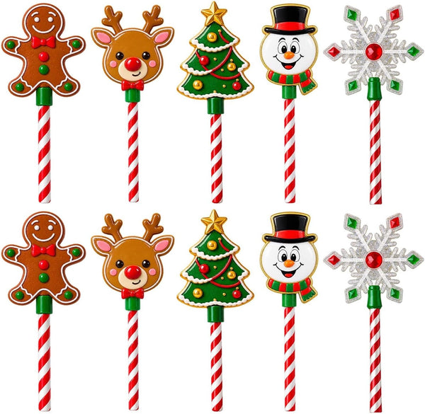 Christmas Tree Credit Card Wand Magic Tap To Pay Festive Payment Accessory | Contactless Checkout Prop For Compatible Terminals Cafes Markets Parties Display Holiday Gift(3pcs-a)